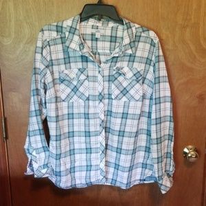 Plaid Button-down
